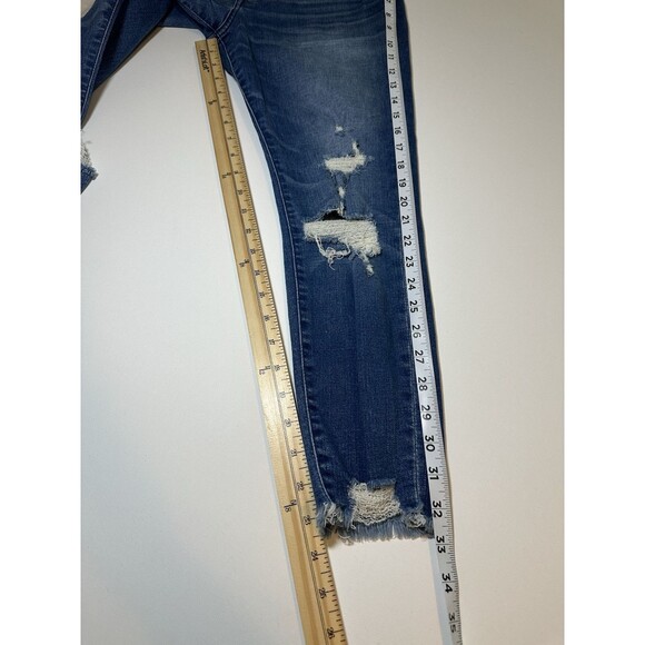 Abercrombie & Fitch Jeans Harper Low Rise Ankle Distressed Women’s 29/8 SHORT - Picture 11 of 11